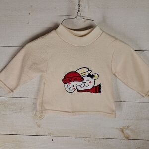 Hush Puppies Pups Sweater Cream Size 2T